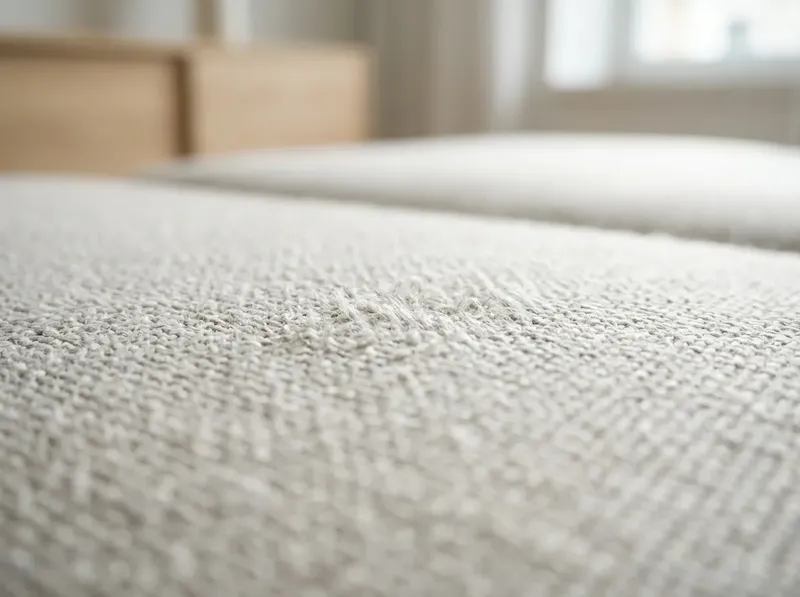 Frisch gereinigte Polster und Textilien